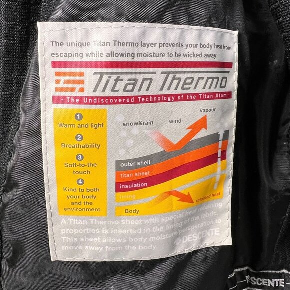 Descente Womens Hi-Viz Yellow Ski Jacket Coat 6 Hood Titan Thermo D1-9622 Snow - Picture 15 of 16